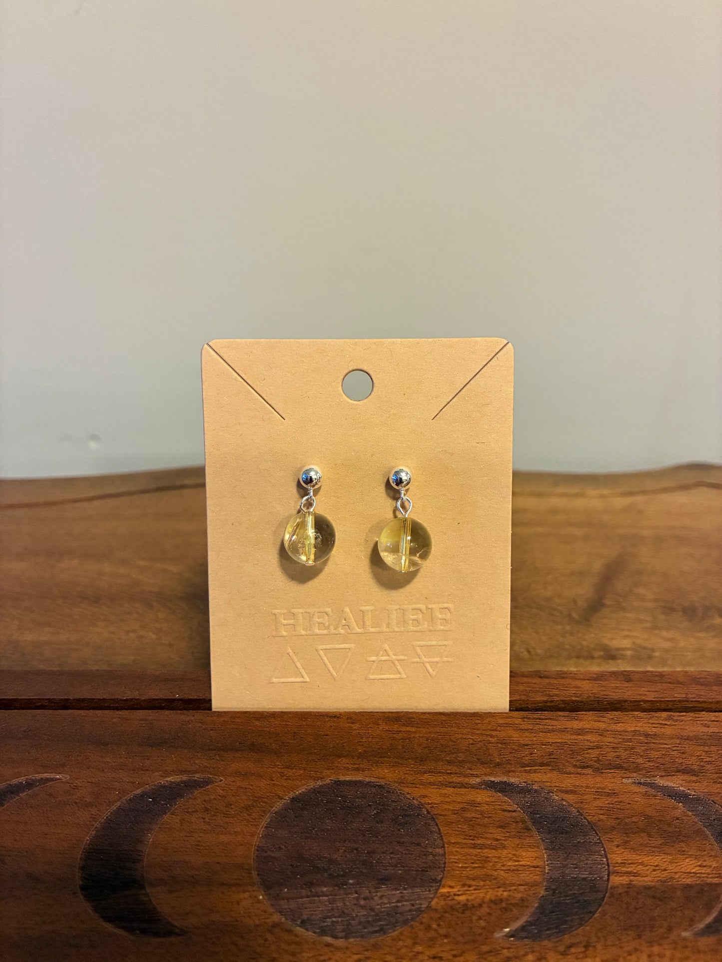 Citrine - Single Drop Earrings