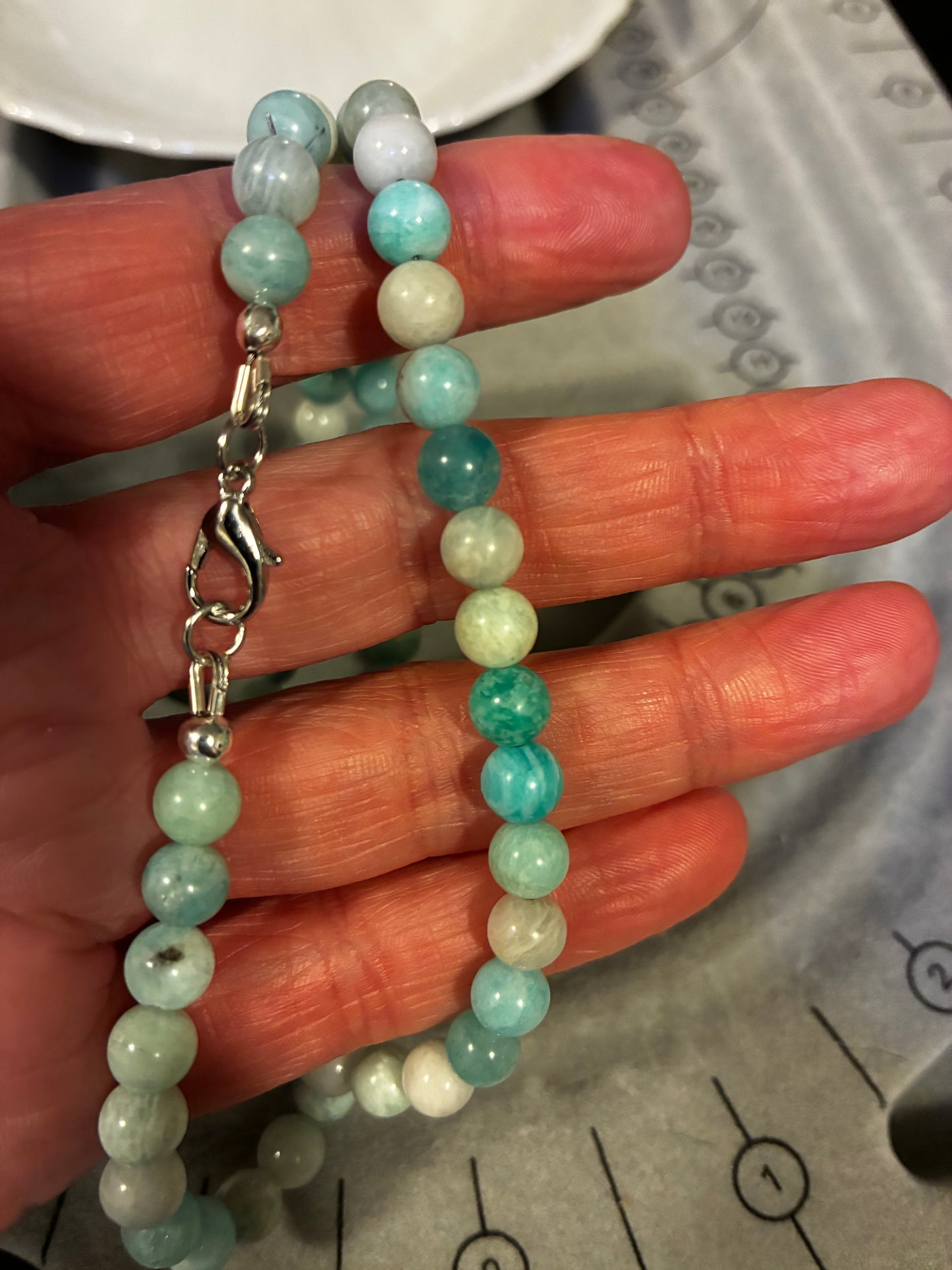 Amazonite - Beaded Necklace