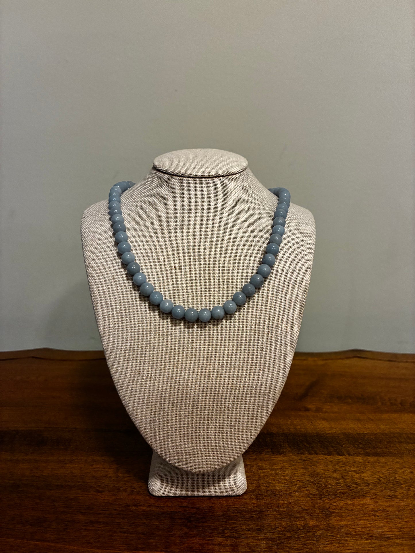 Angelite - Beaded Necklace