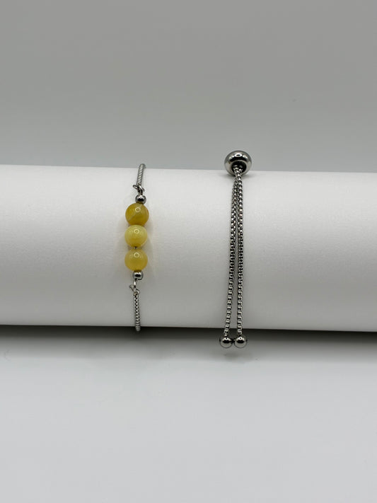 The Everyday Bracelet - Yellow Opal