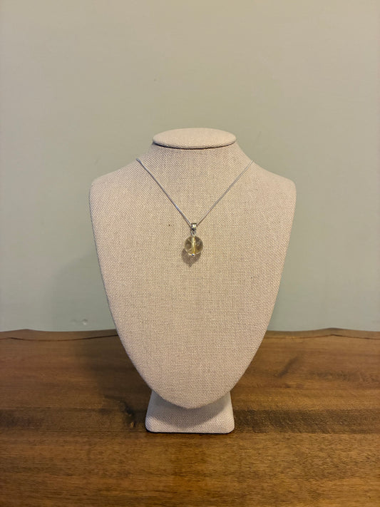 Citrine - Single Drop Necklace