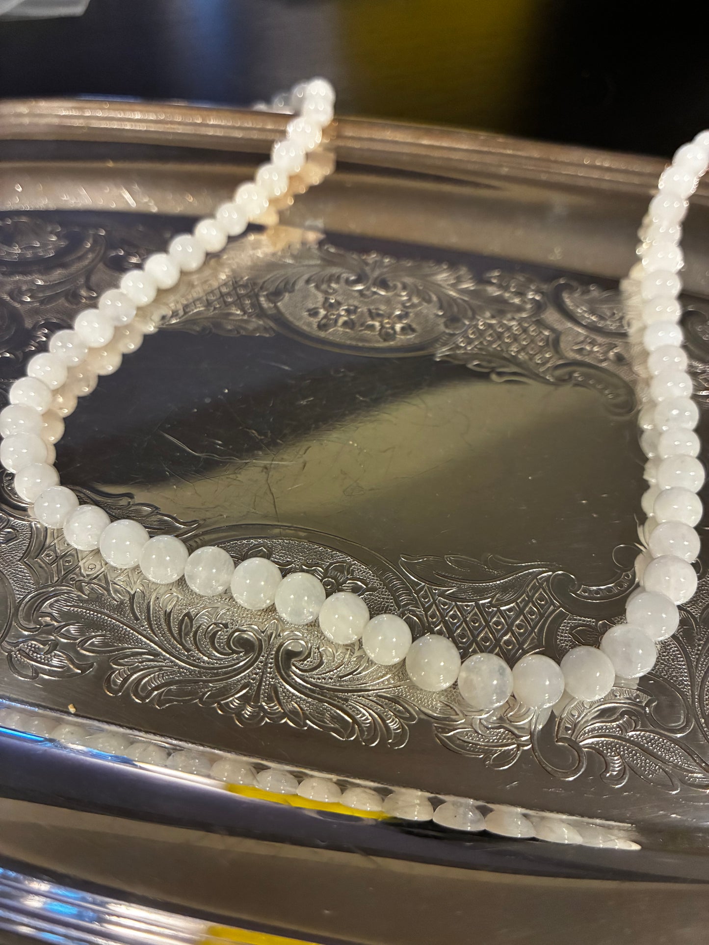 Rainbow Moonstone - Beaded Necklace