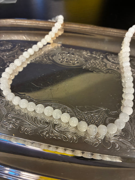 Rainbow Moonstone - Beaded Necklace