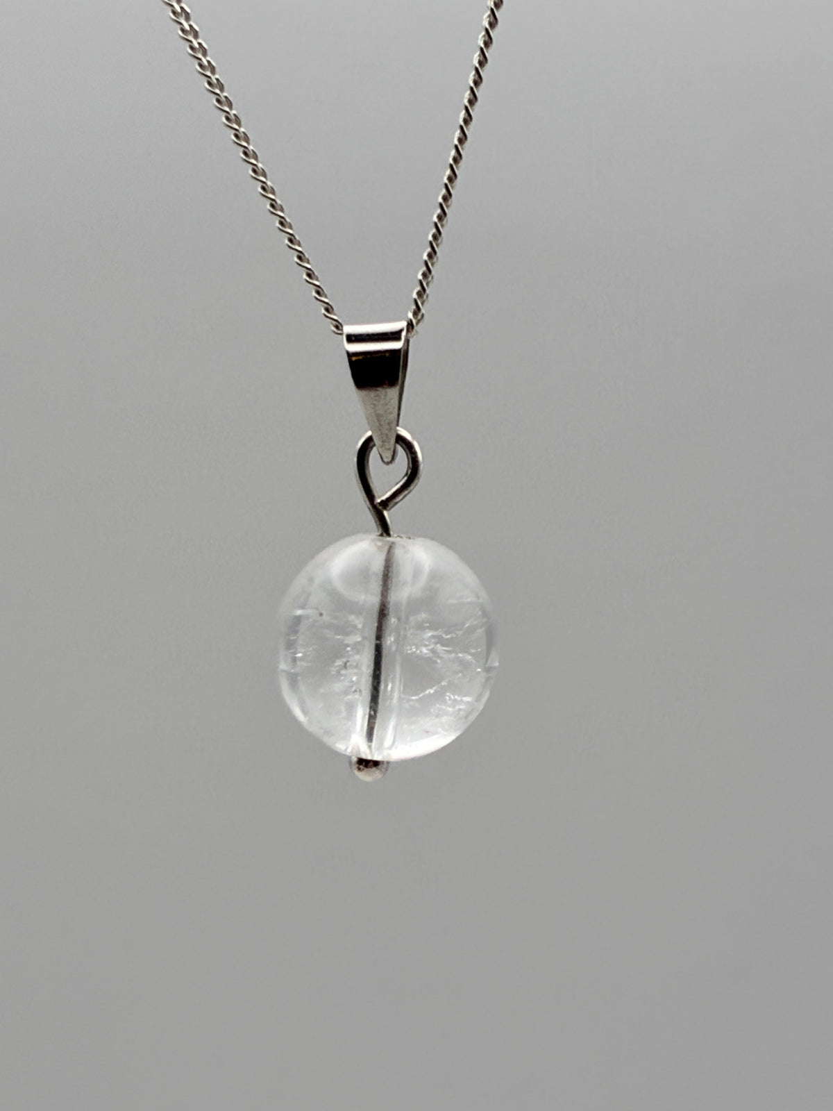 Clear Quartz - Single Drop Necklace