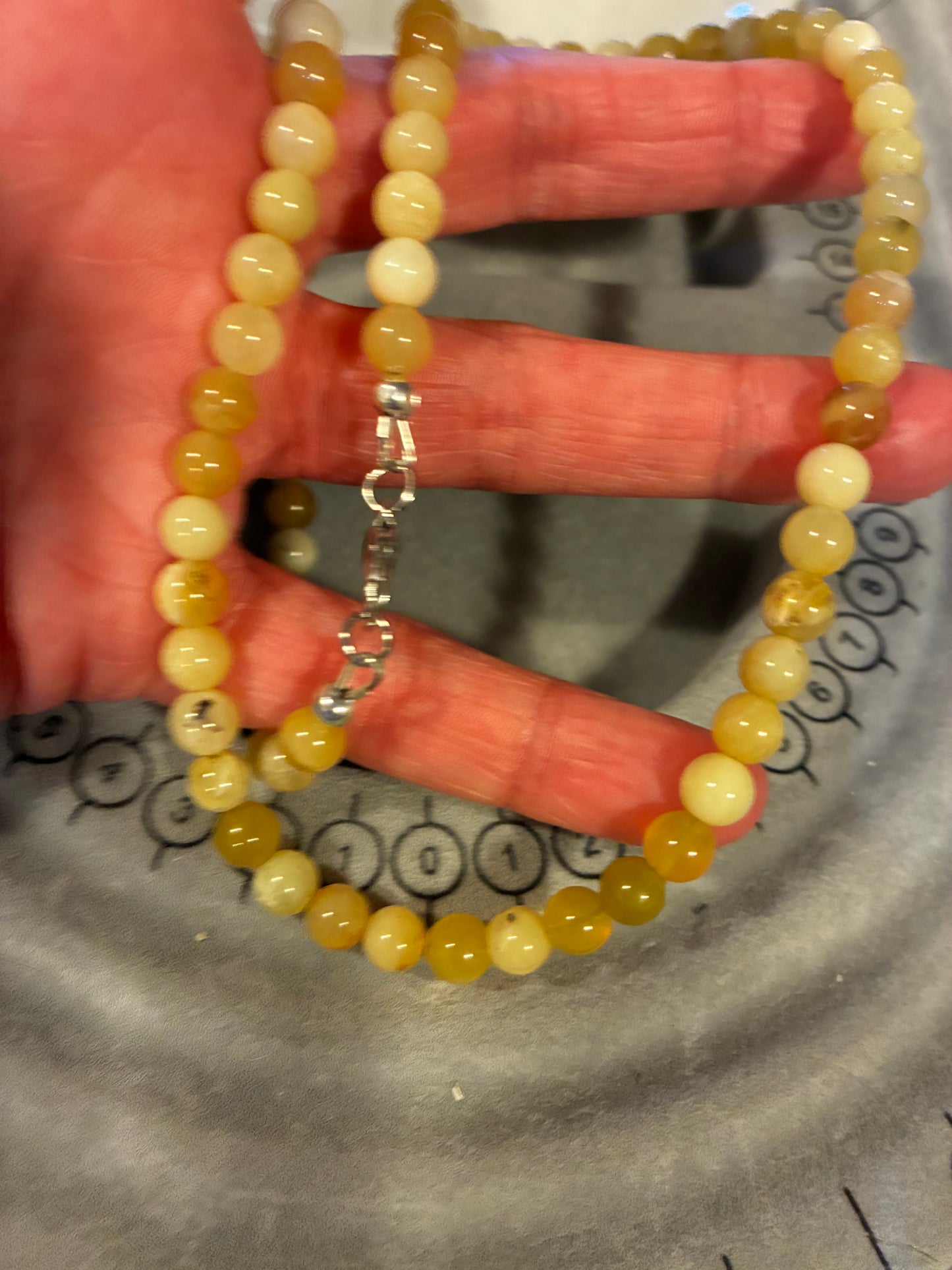 Yellow Opal - Beaded Necklace