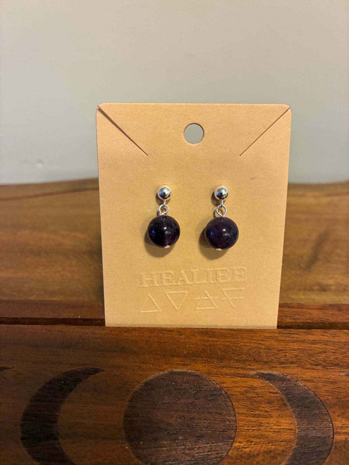 Amethyst - Single Drop Earrings
